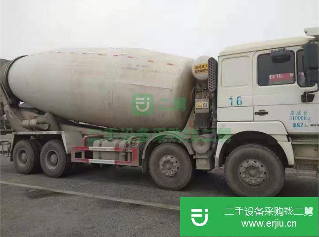 山東出售二手陜汽德龍國五20方375馬力攪拌車