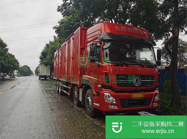 四川出售二手東風天龍350馬力箱式貨車