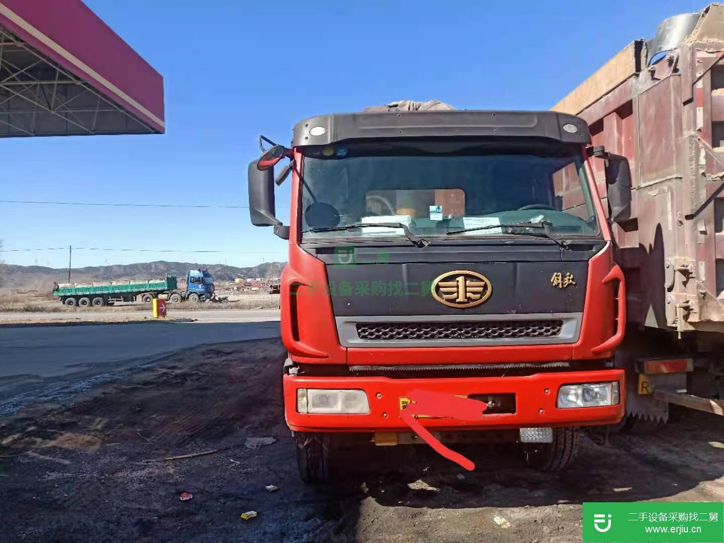 河北出售二手青島解放自卸車