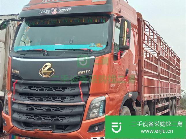 廣西出售二手東風柳汽前四后八350馬力高欄貨車