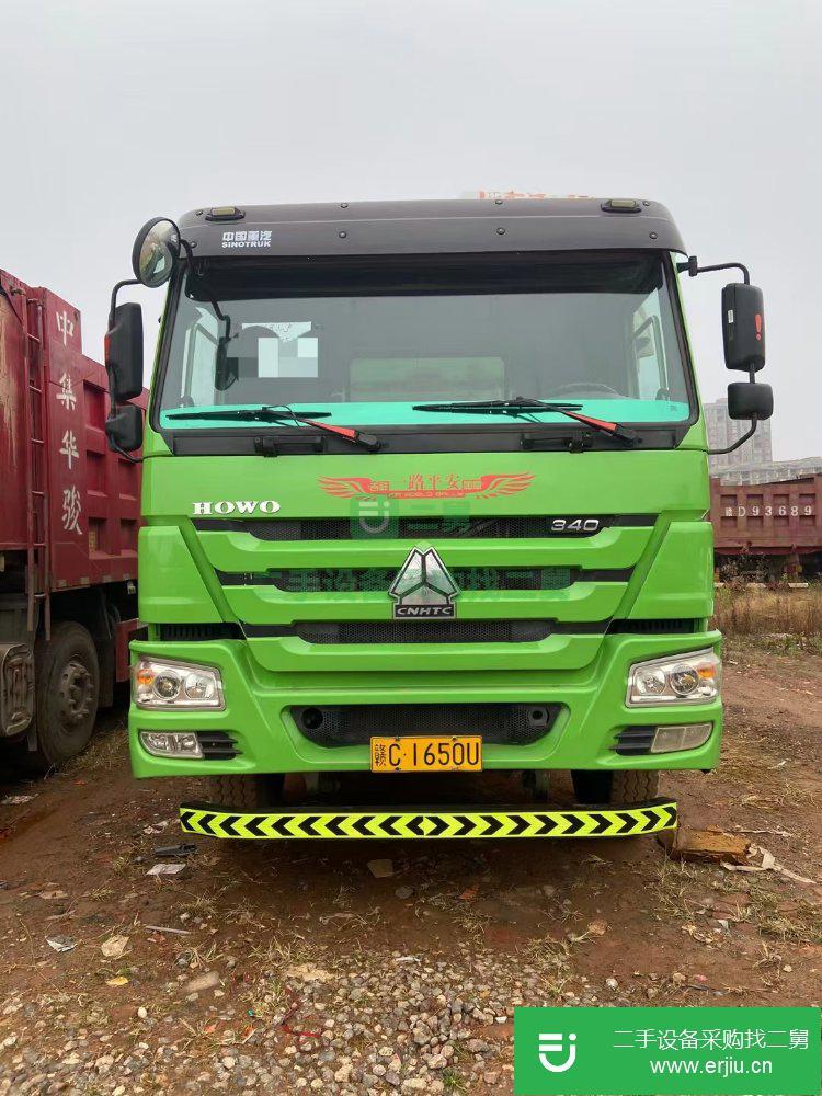 江西出售二手重汽豪沃340馬力自卸車