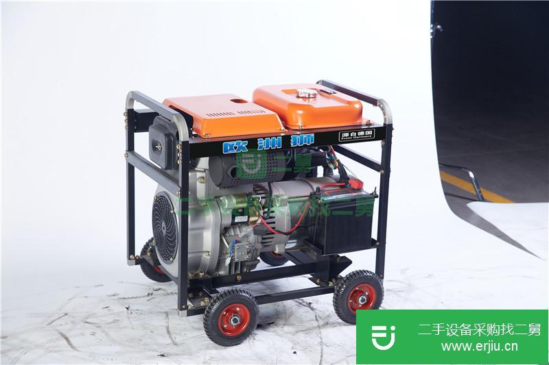上海出售二手歐洲獅動力單三相B-250TSI柴油發電電焊機