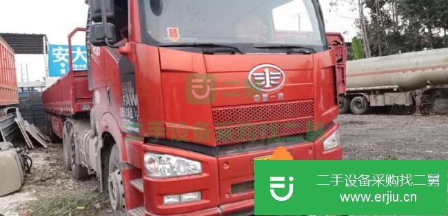 廣西出售二手青島解放460馬力半掛車