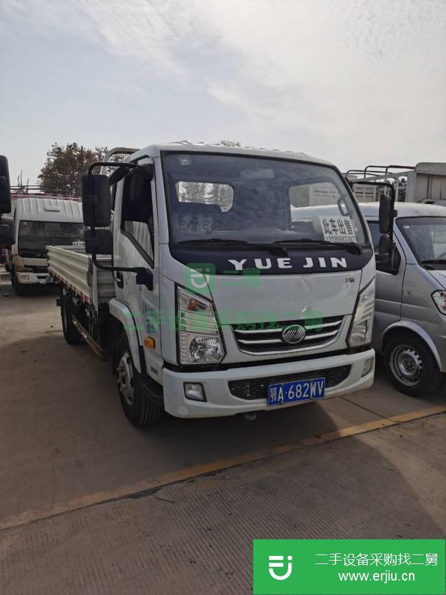湖北出售二手上汽躍進單排4米2平板貨車
