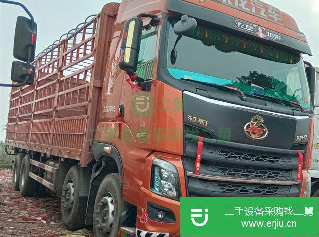 廣西出售二手東風柳汽前四后八350馬力高欄貨車