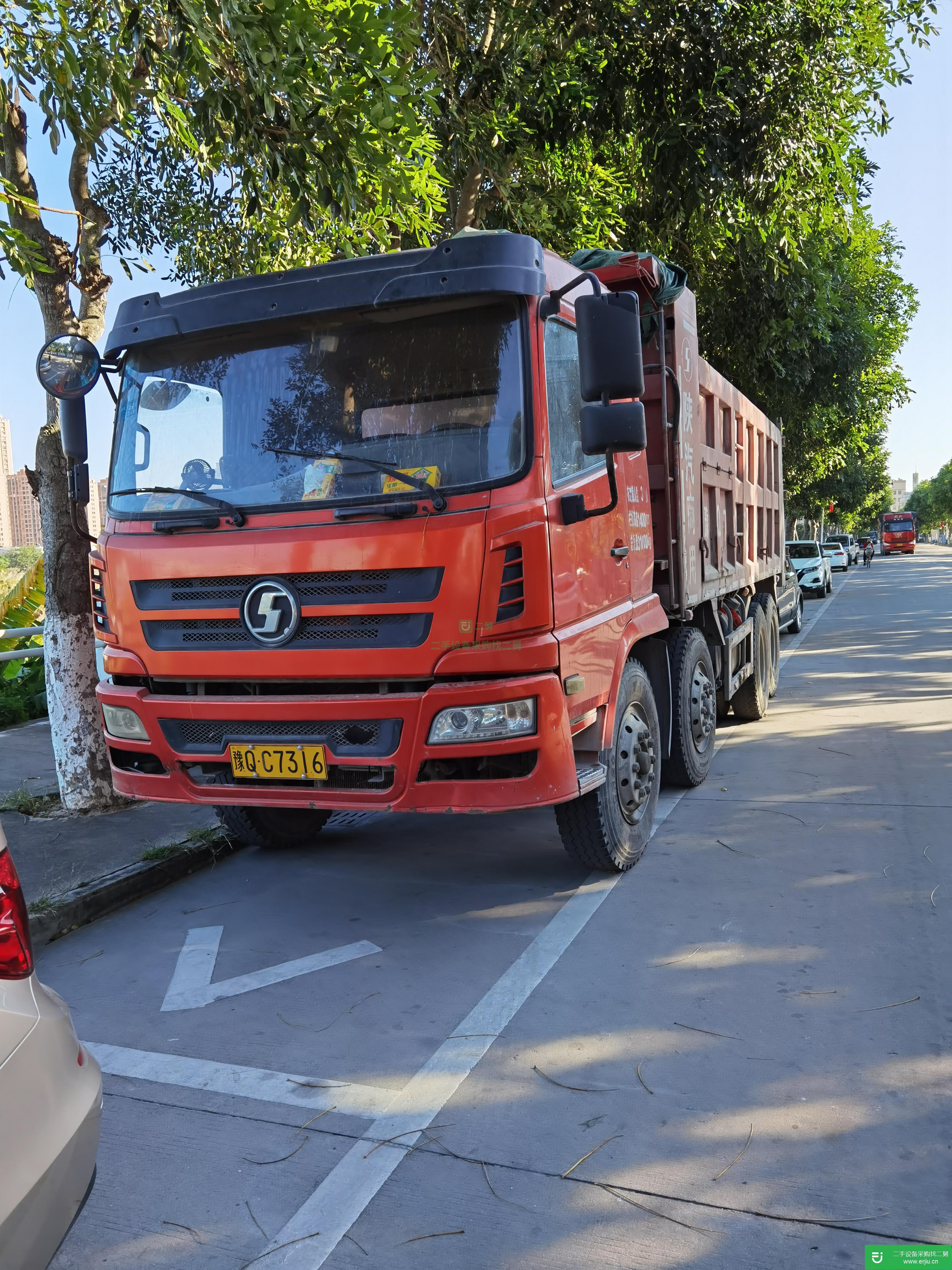 廣東出售二手陜汽270馬力自卸車