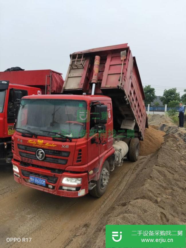 湖北出售二手陜汽華山自卸車160馬力153橋
