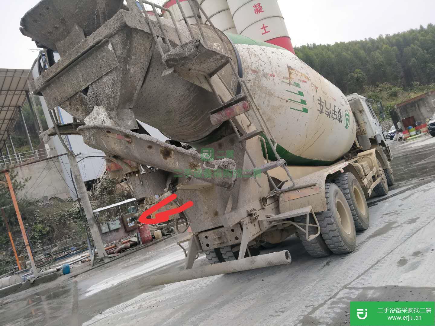 廣西出售二手中國重汽380馬力攪拌車