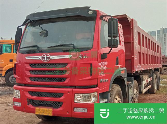 廣西出售二手解放350前四后八自卸車