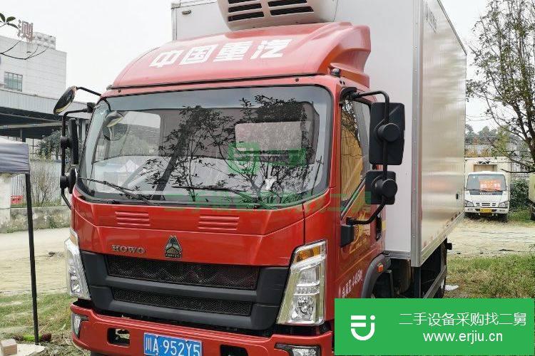 四川出售二手重汽冷藏車160馬力