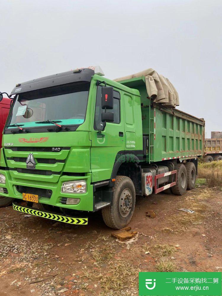 江西出售二手重汽豪沃340馬力自卸車