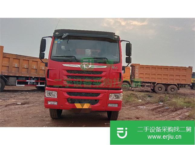 廣西出售二手解放350前四后八自卸車