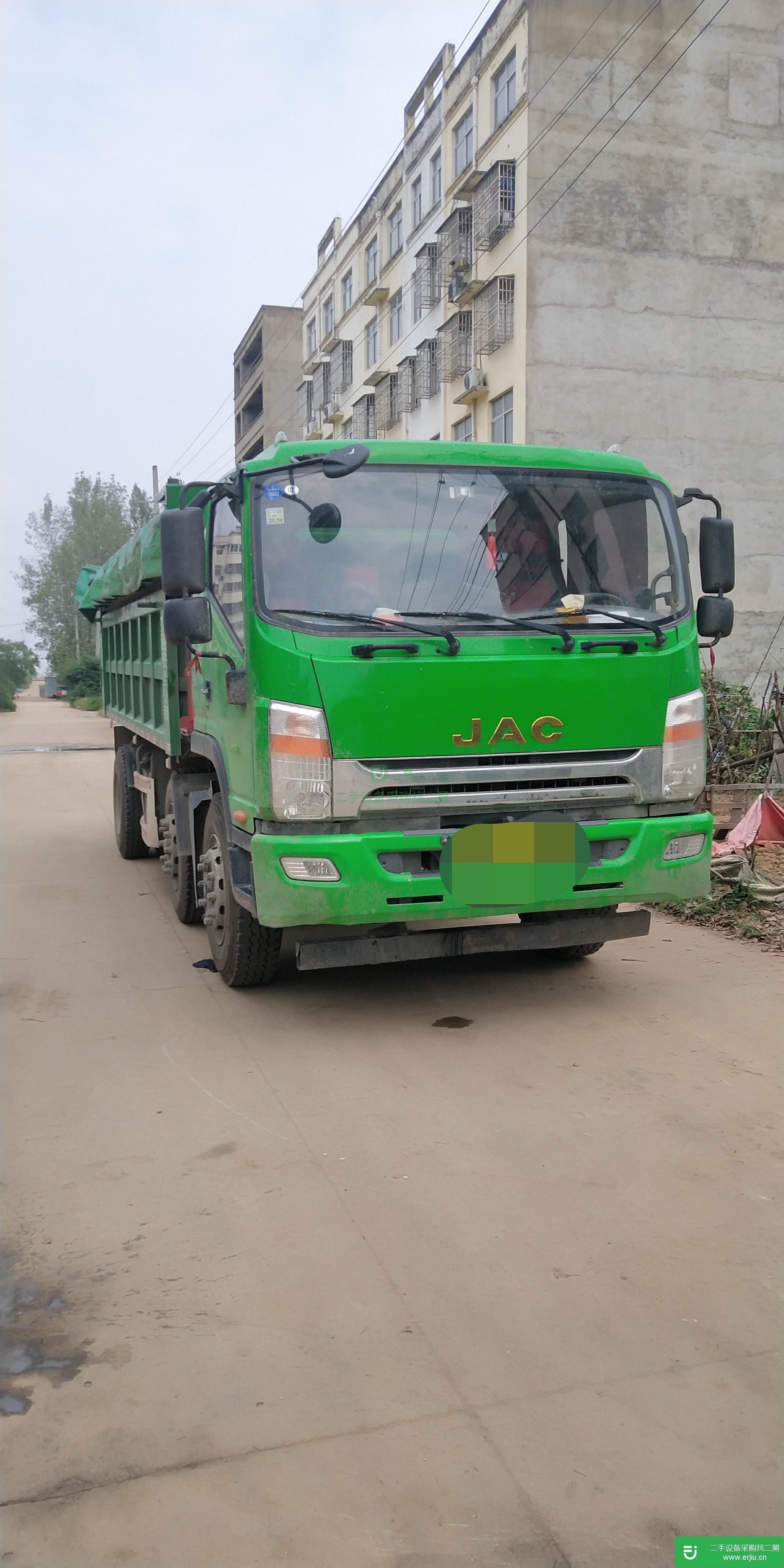 河南出售二手江淮格爾發220馬力自卸車