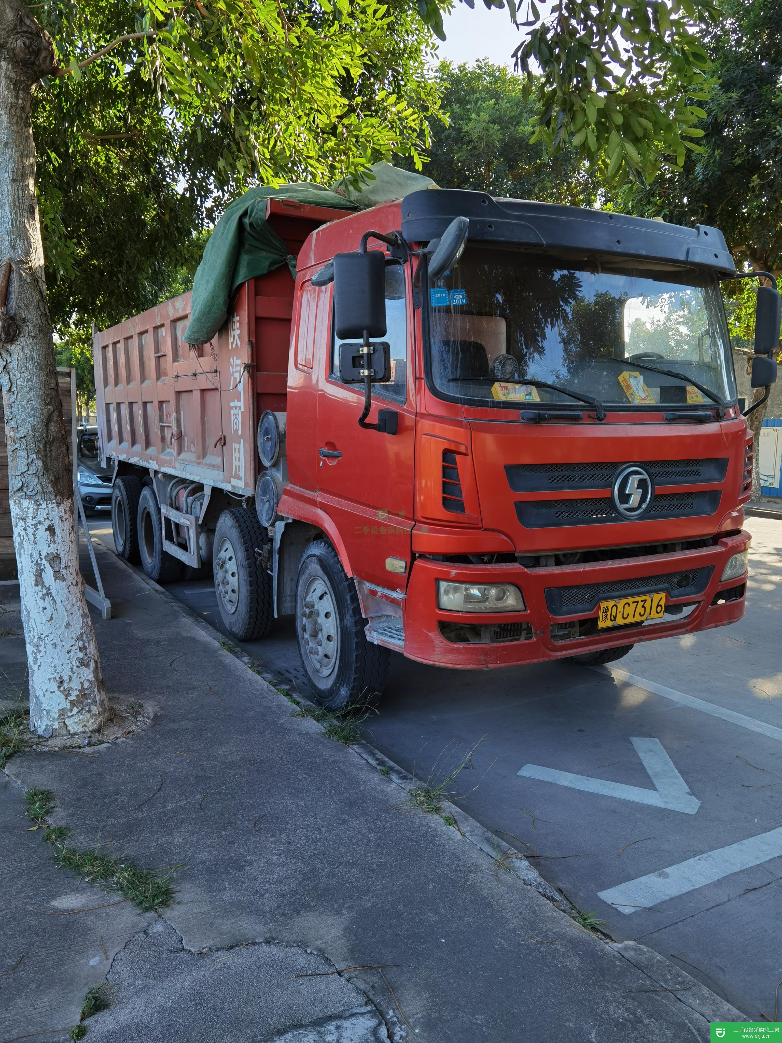 廣東出售二手陜汽270馬力自卸車