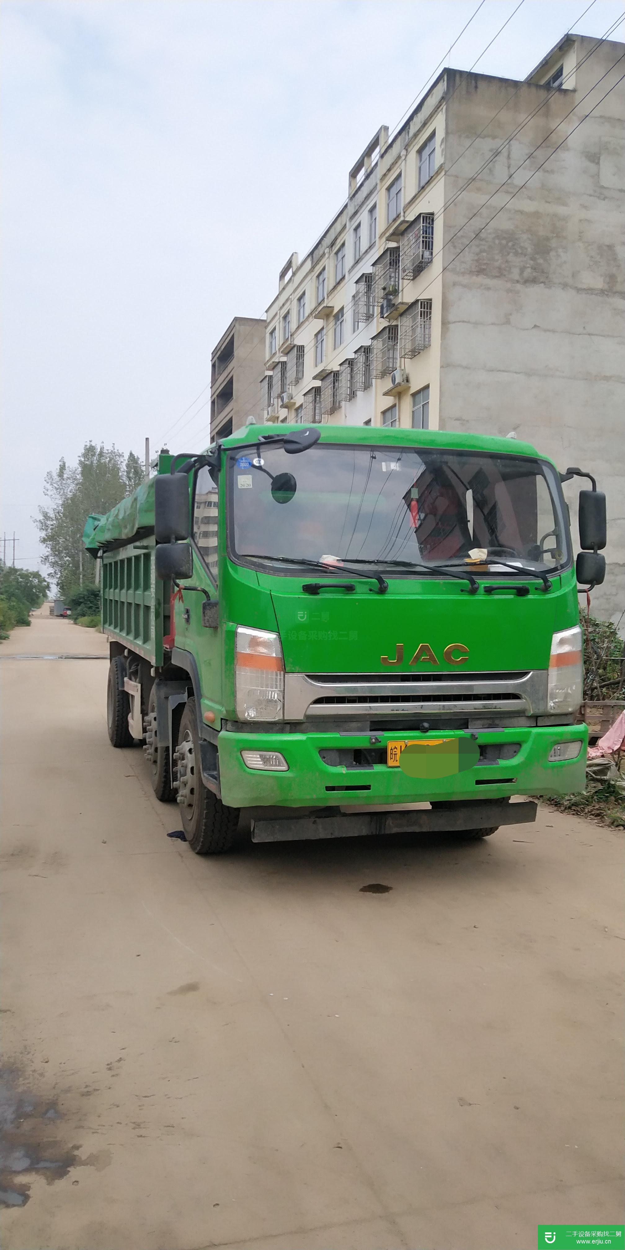 河南出售二手江淮格爾發220馬力自卸車