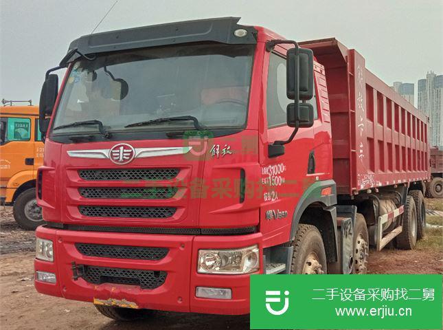 廣西出售二手解放350前四后八自卸車