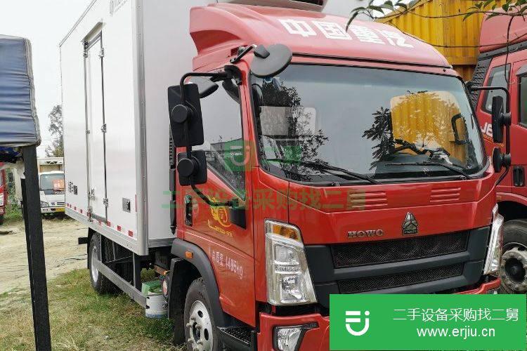四川出售二手重汽冷藏車160馬力