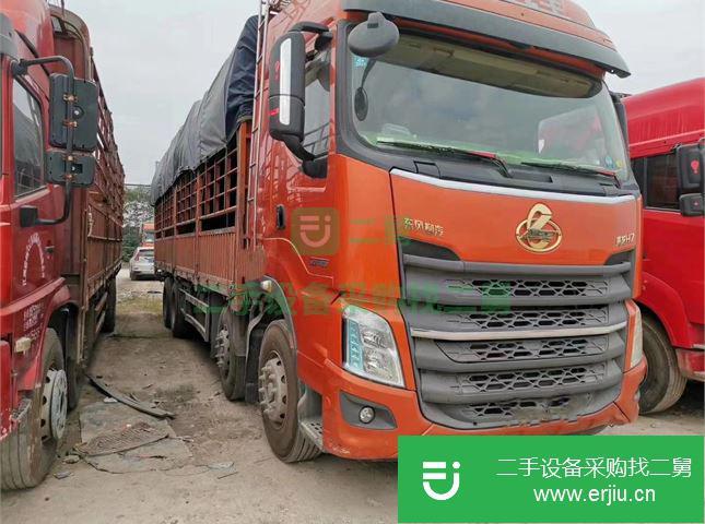 江西出售二手乘龍H7重卡420馬力倉柵式載貨車