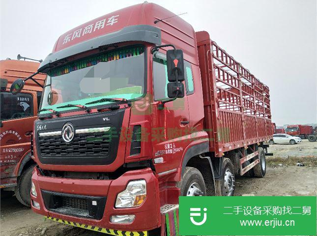 江西出售二手東風天龍292馬力前四后四7.8米高欄貨車