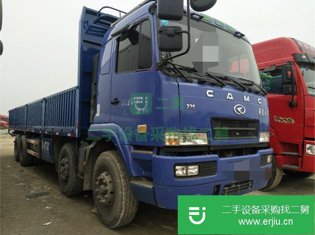江西出售二手華菱前四后八336馬力平板車車況好手續齊全
