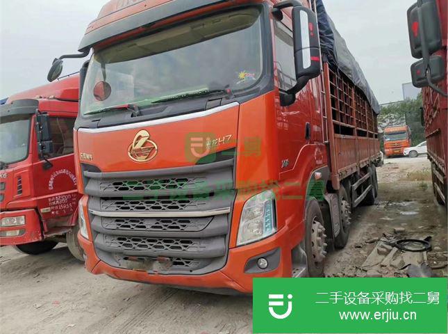 江西出售二手乘龍H7重卡420馬力倉柵式載貨車