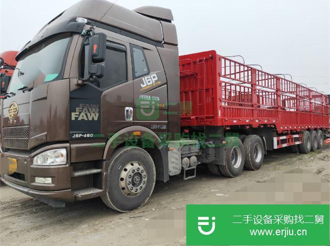江西出售二手一汽解放J6P重卡460馬力半掛車