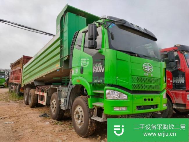 江西出售二手一汽解放8米自卸車