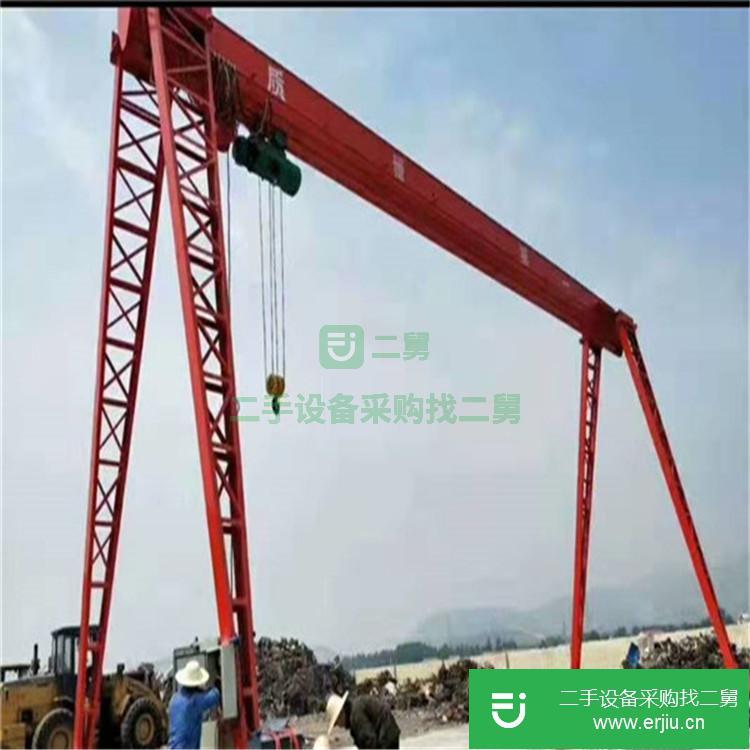 山東出售二手電動雙梁上包下花龍門吊