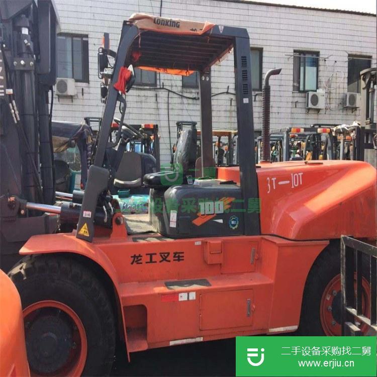 上海出售二手龍工十噸叉車
