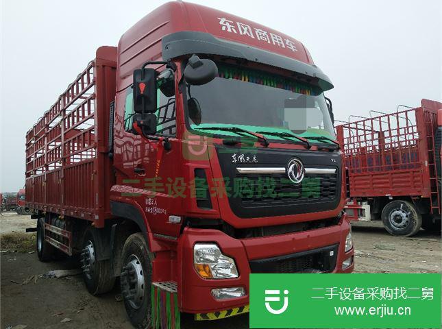 江西出售二手東風天龍292馬力前四后四7.8米高欄貨車