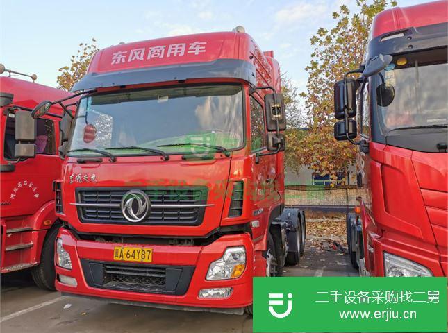 河北出售二手東風天龍450馬力牽引車