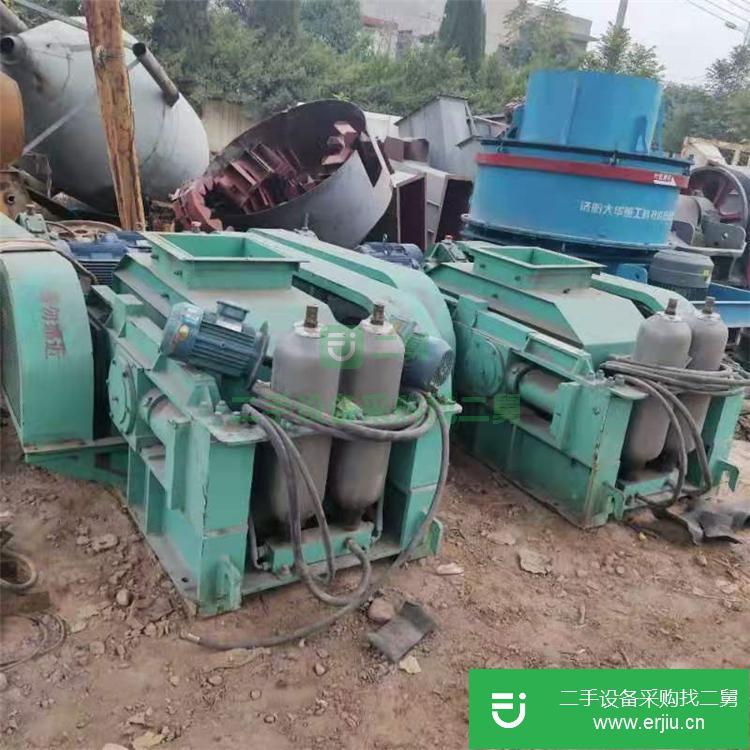 河南出售二手400對輥制砂機