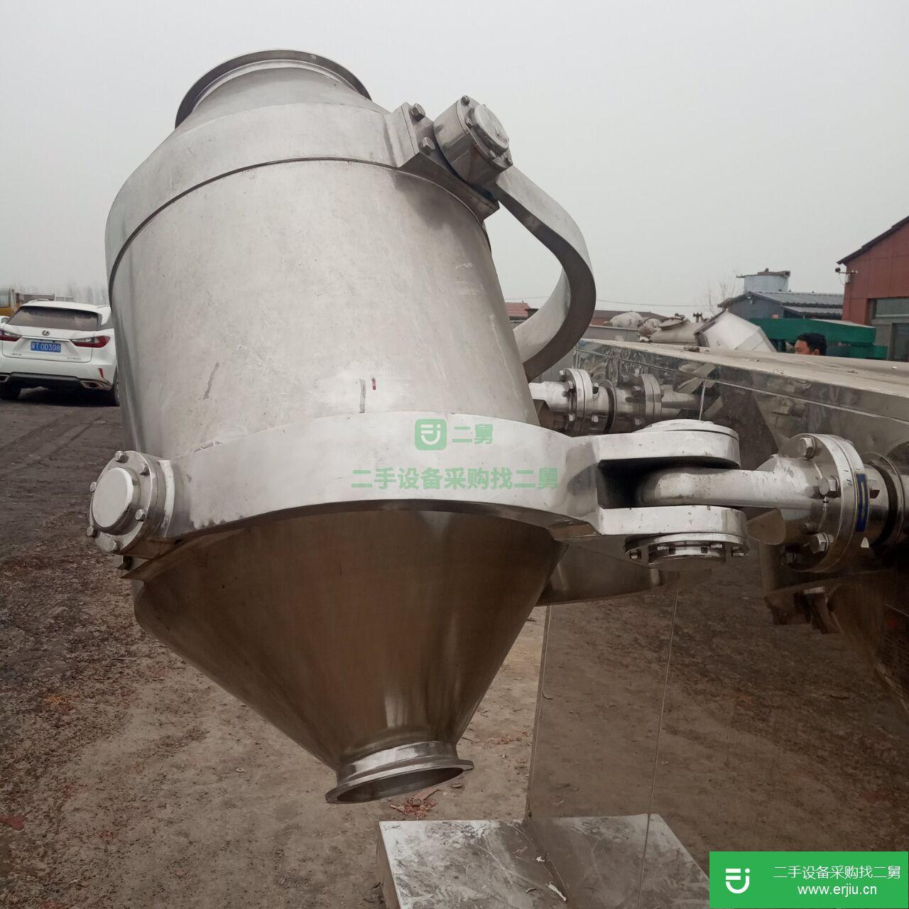 山東出售二手粉末顆粒三維混合機