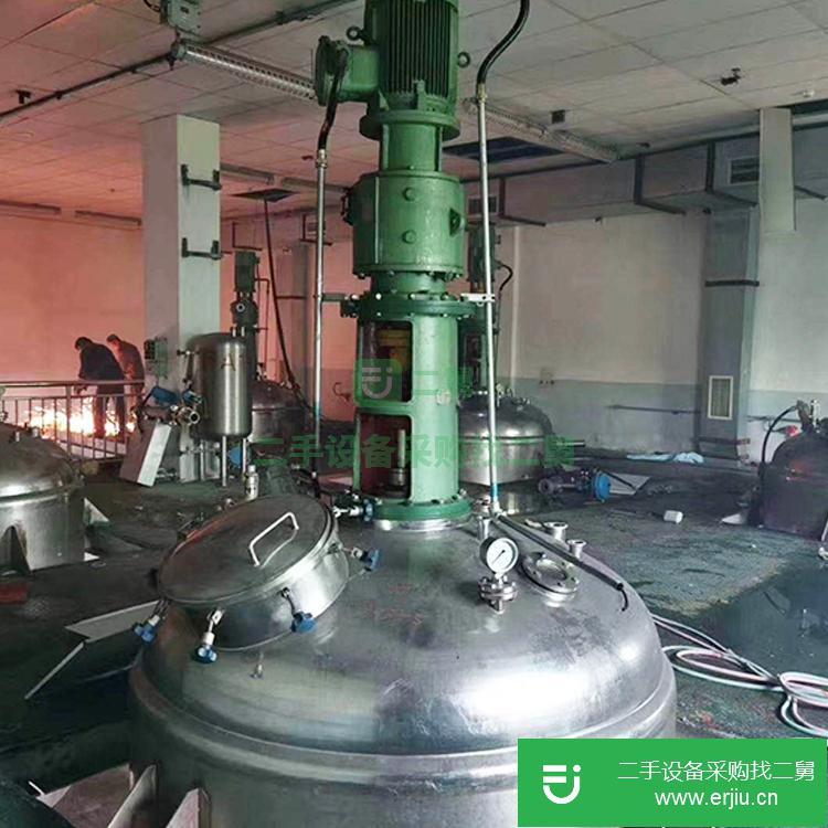 山東出售二手不銹鋼反應(yīng)釜10方