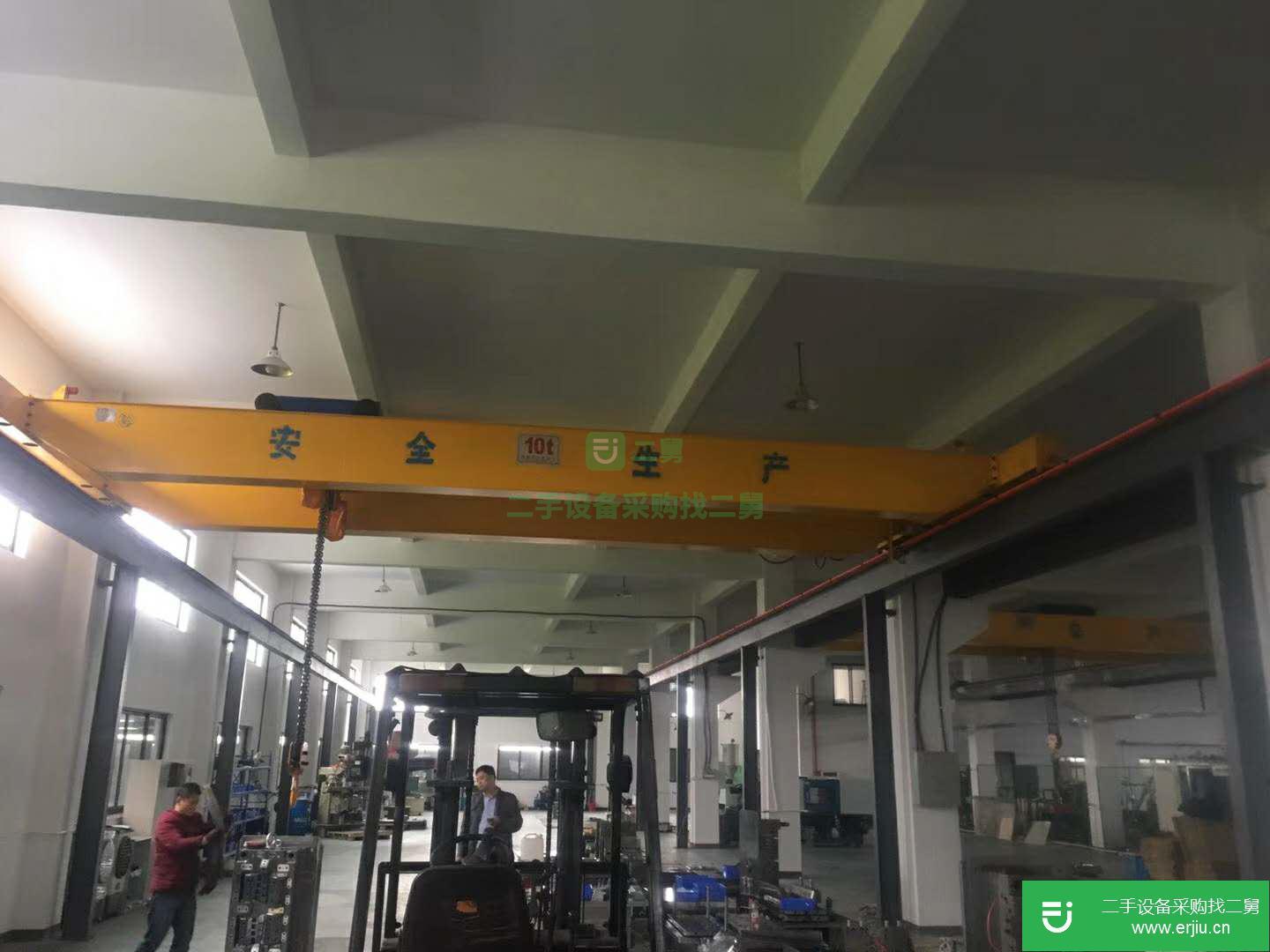 河南出售二手德立信五噸起重行車