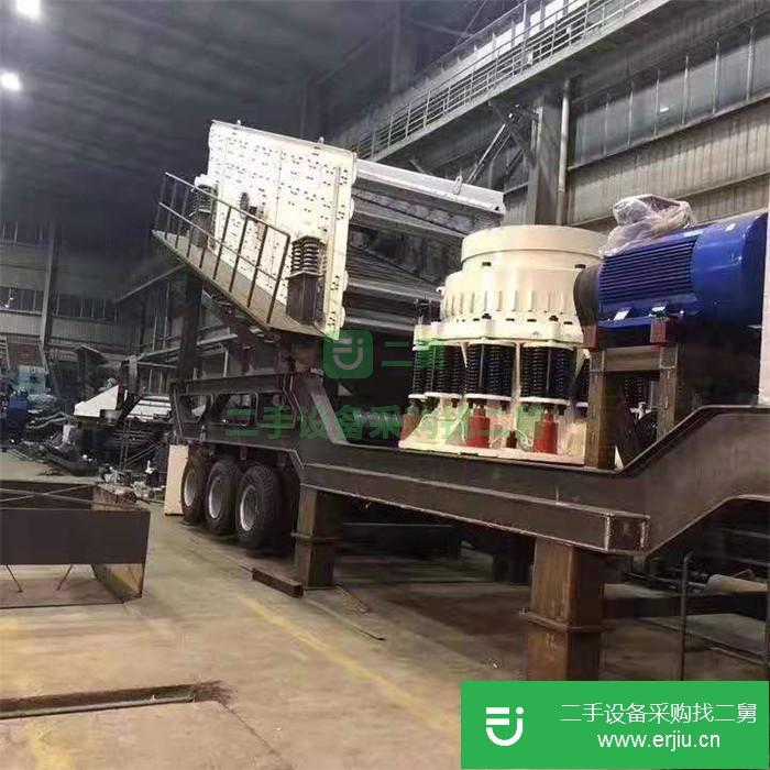 云南出售二手云南重科1416移動式破碎機