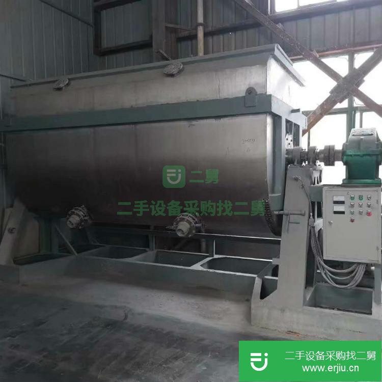 山東出售二手8立方雙錐螺旋混合機