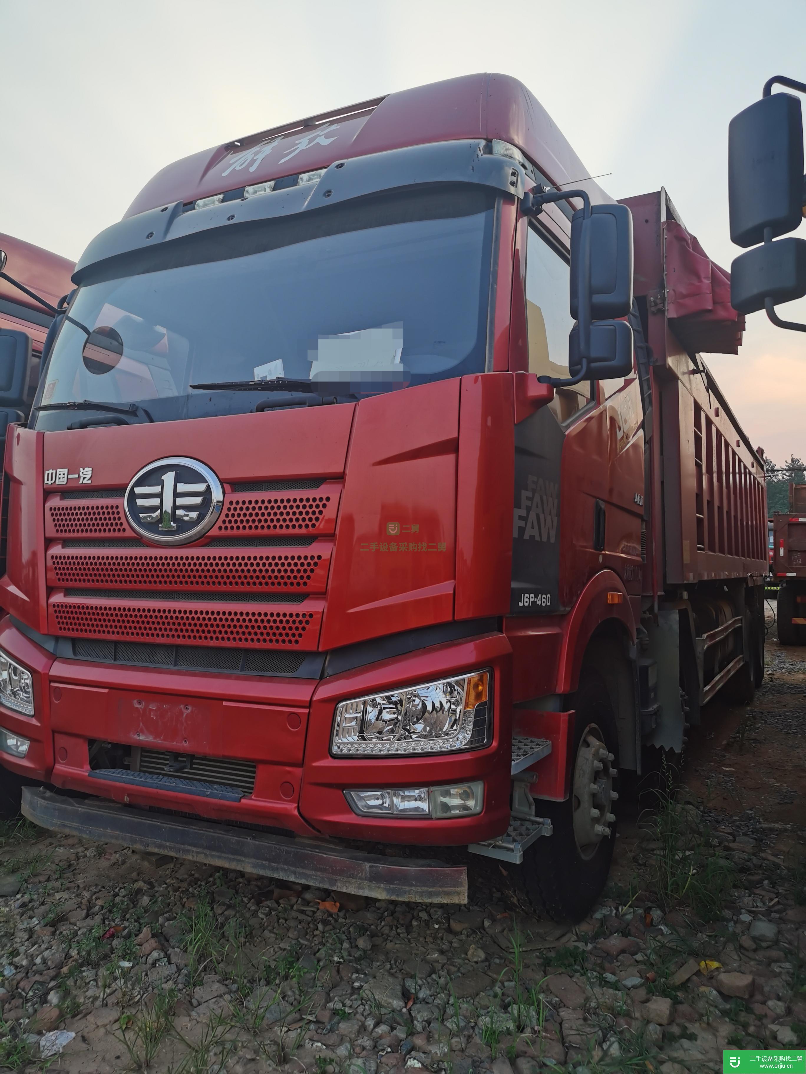江西出售二手一汽解放460馬力自卸車