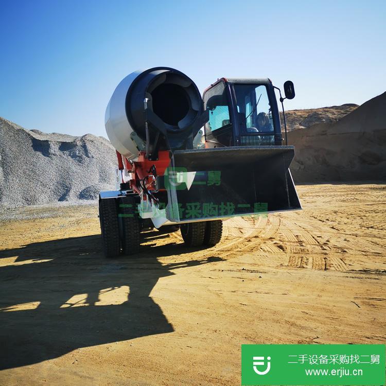 山東出售二手泰通3500小型移動式攪拌機