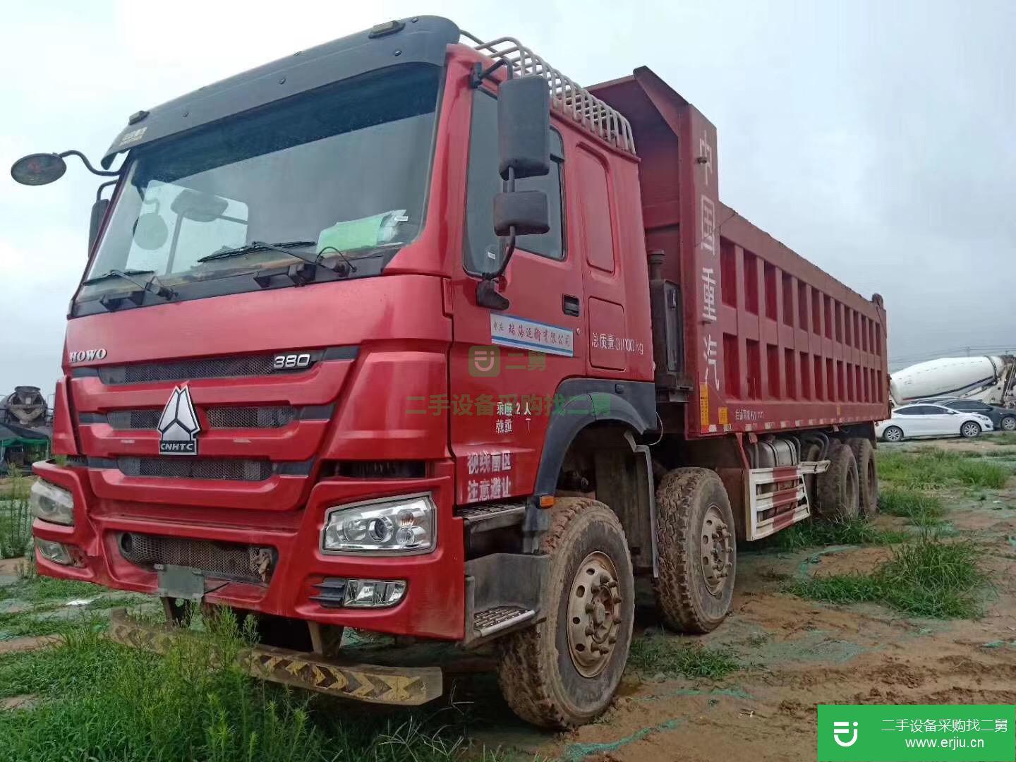 山東出售二手德龍渣土自卸車
