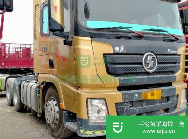 江蘇出售二手陜汽重卡500馬力國五牽引車