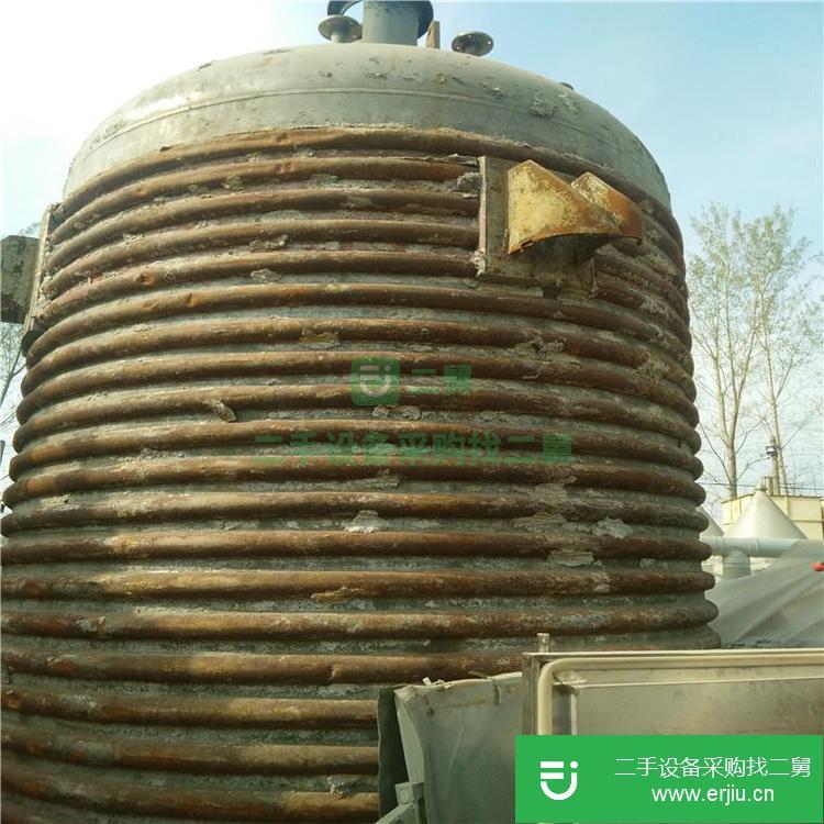 山東出售二手10立方搪瓷反應釜