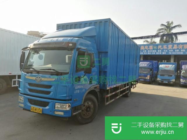 廣東出售二手青島解放廂式貨車