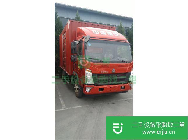 陜西出售二手中國重汽156馬力4.2米箱式貨車無事故無剮蹭車況精品