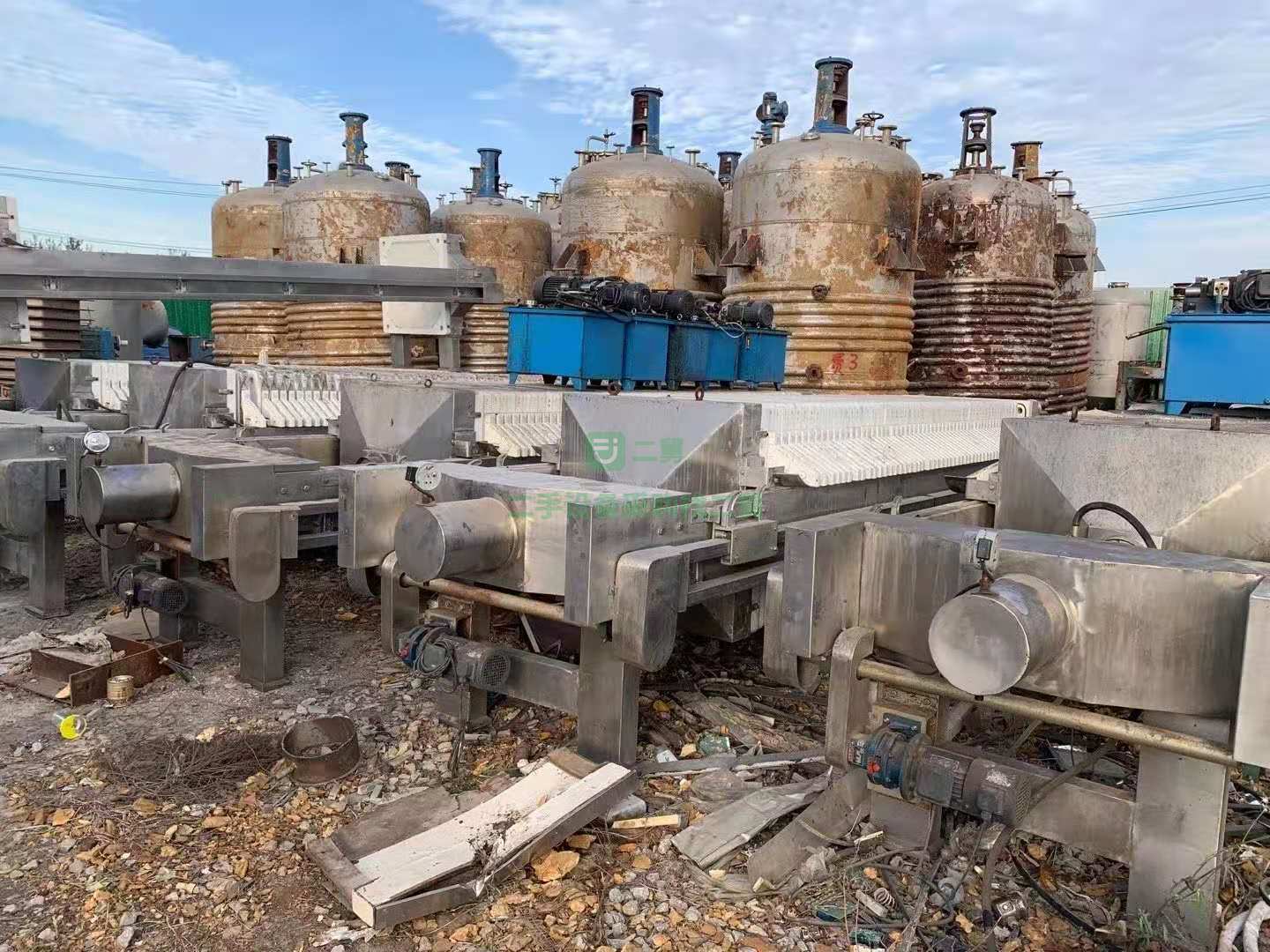 出售二手九成新的河北京津100壓濾機