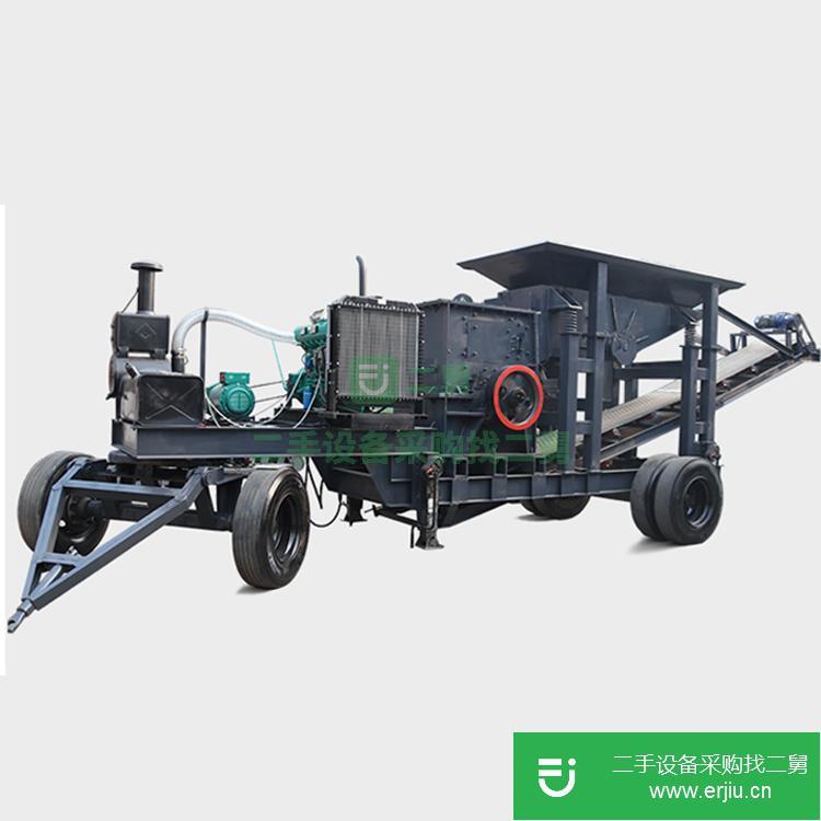河北出售二手14移動錘式破碎機