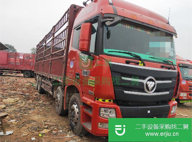 江蘇出售二手福田歐曼350馬力高欄貨車