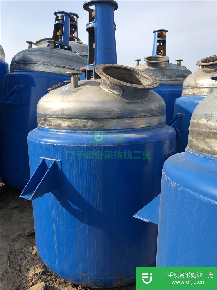山東出售二手10噸搪瓷反應釜