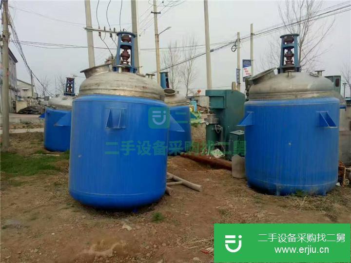山東出售二手10噸搪瓷反應釜