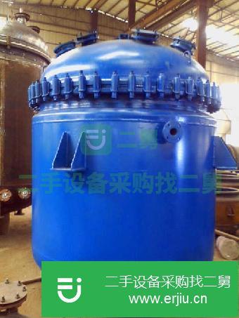 河南出售二手500L電加熱搪瓷反應(yīng)釜